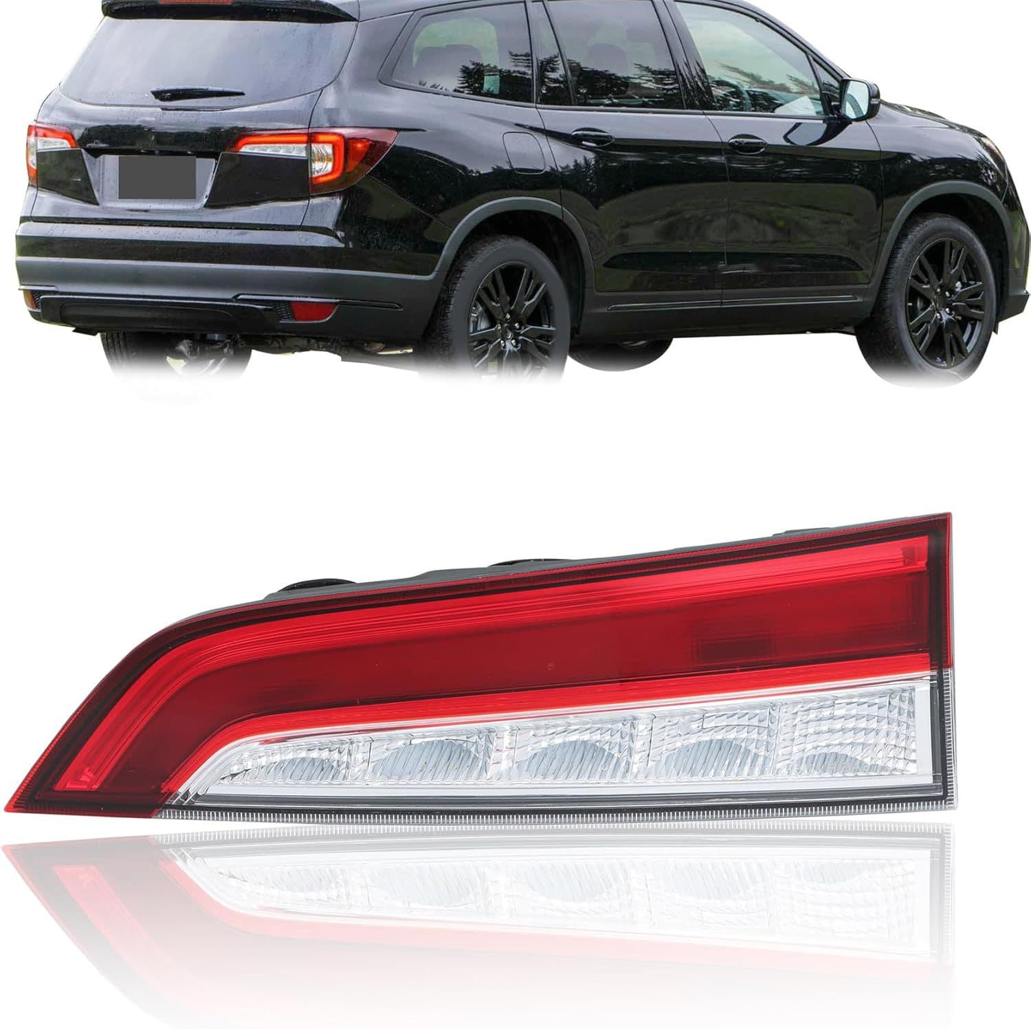 Compatible with 2019-2022 Honda Pilot US Version LED Inner Tail Light 34155/34150-TG7-
