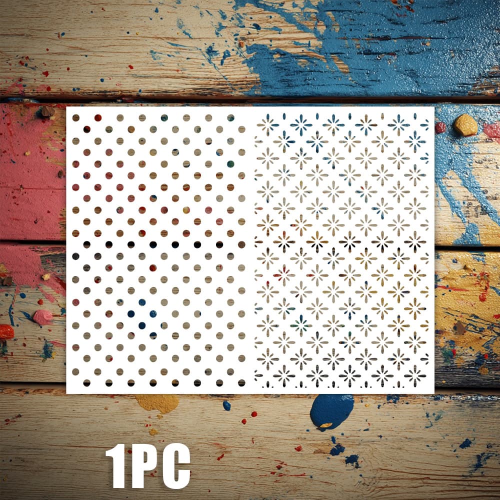 Painting Template Small Flower Pattern Cross-border Hot Selling Drop Shipping Painting Hollow Template Wall Painting Hand Account Decoration Masking Wholesale
