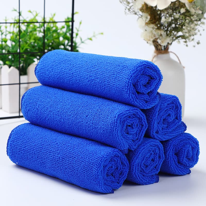 30*30 car wiping cloths, microfiber towels for vehicle washing, gift car cleaning towels, 25 small squares