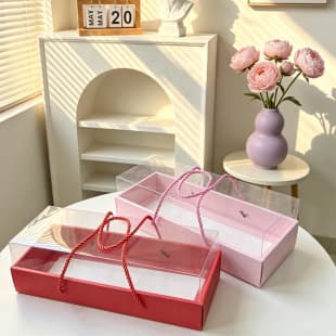 Valentine's Day New Year Snack Cookie Handheld Gift Box Mother's Day Candy Chocolate Gift Box Wedding Candy Box