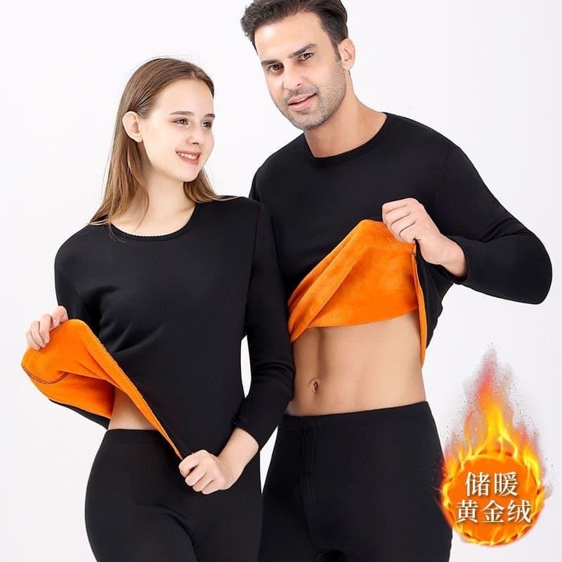 Warm Underwear Set Women's Vest Pants Thermal Underwear Set Comfortable Stylish Winter Wear