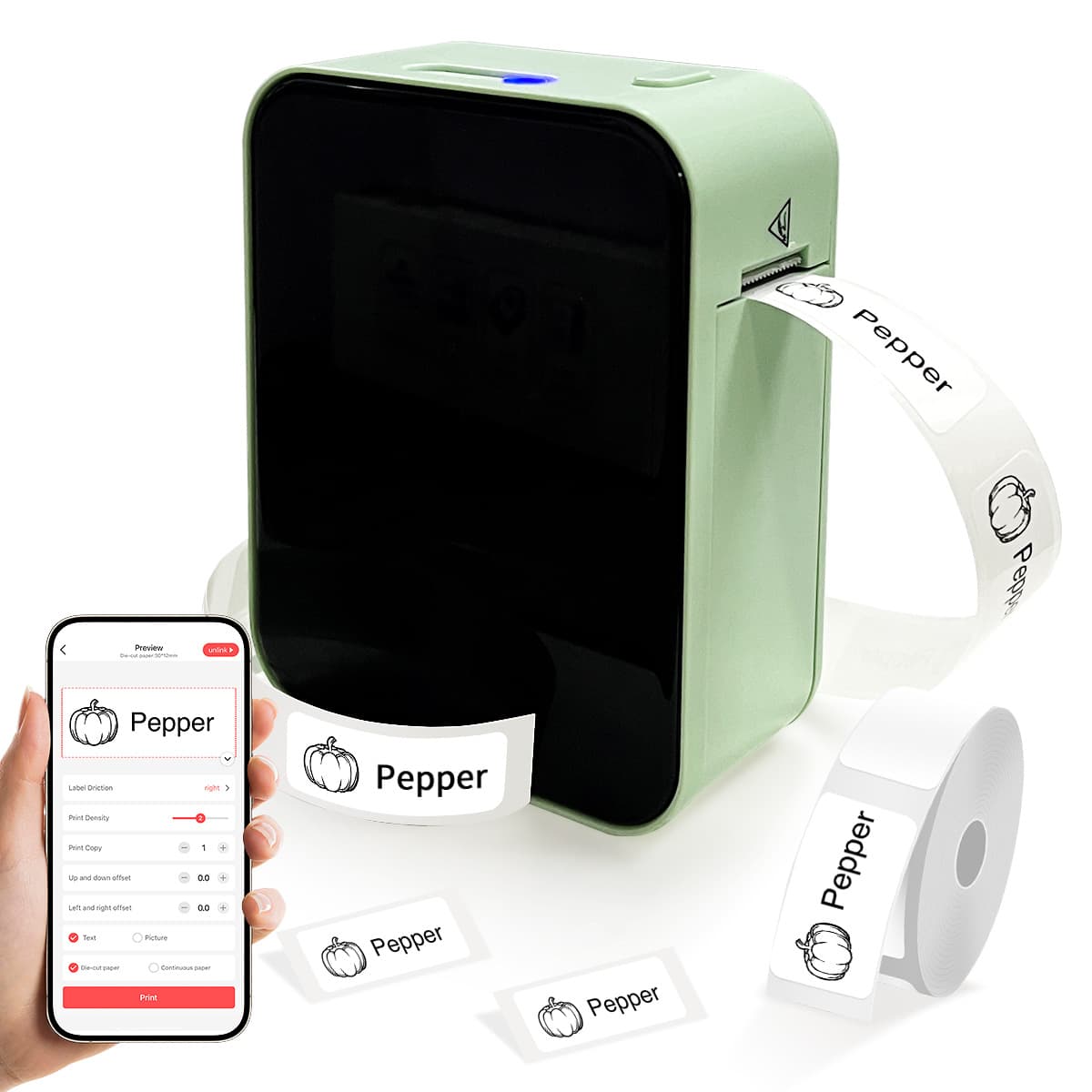 P15 Mini Inkless Wireless Label Maker – Worldwide Use