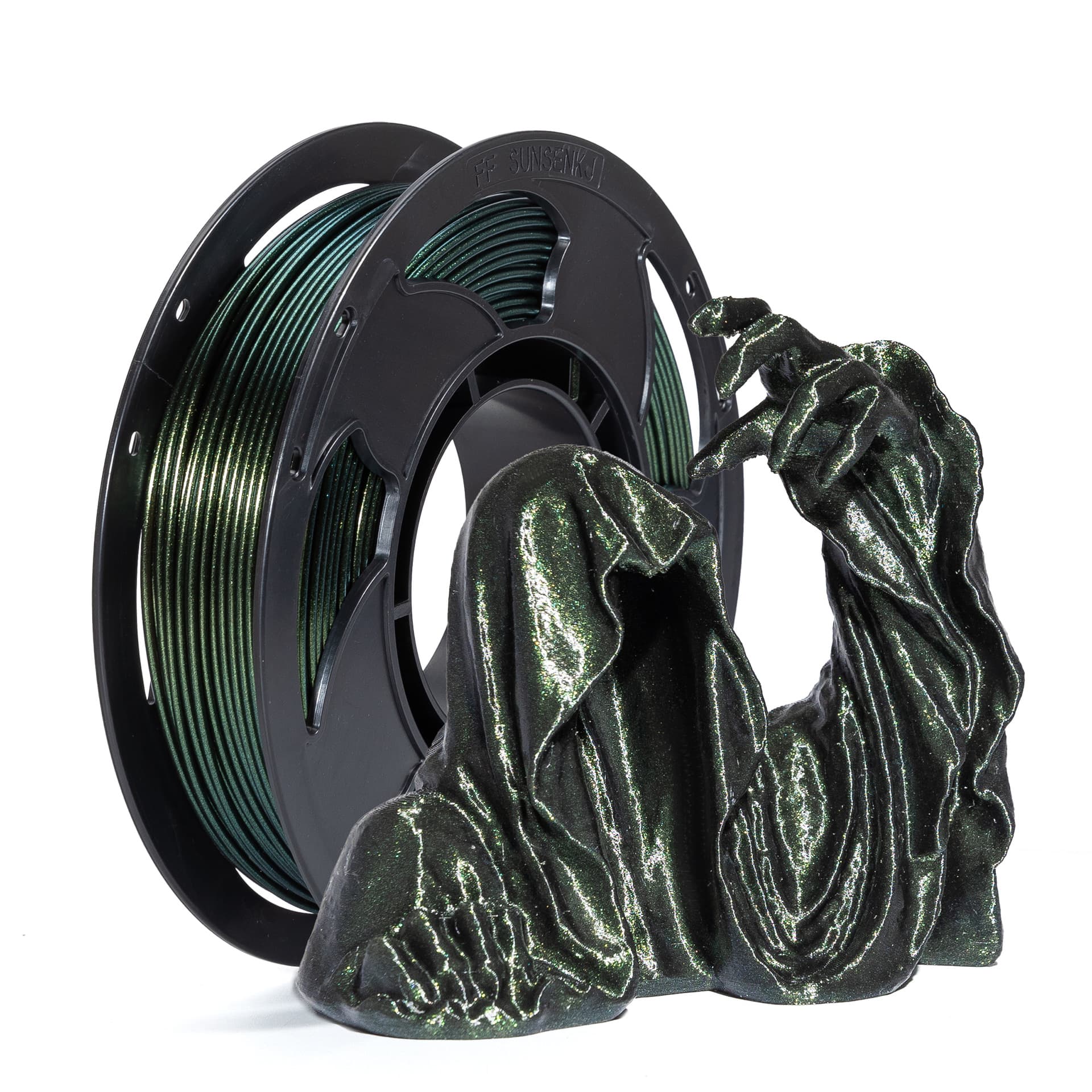 Tuosen 3D Printing Filament PLA Chameleon Shine PLA Filament 3D Printer Filament 1KG Compatible with Bambu Lab