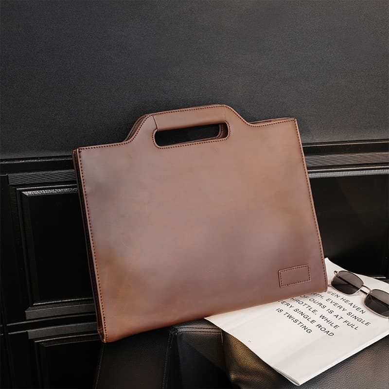 Wholesale New Men's Handbag Shoulder Bag Youth Crossbody Bag Men's Casual Business Briefcase Structured Document Bag