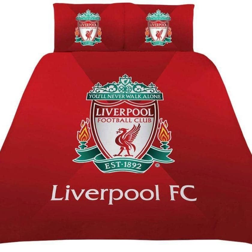 Foreign Trade Home Textile Cross-border 3-Piece Set Customizable Liverpool Digital Printing Duvet Pillowcase Bedding Amazon