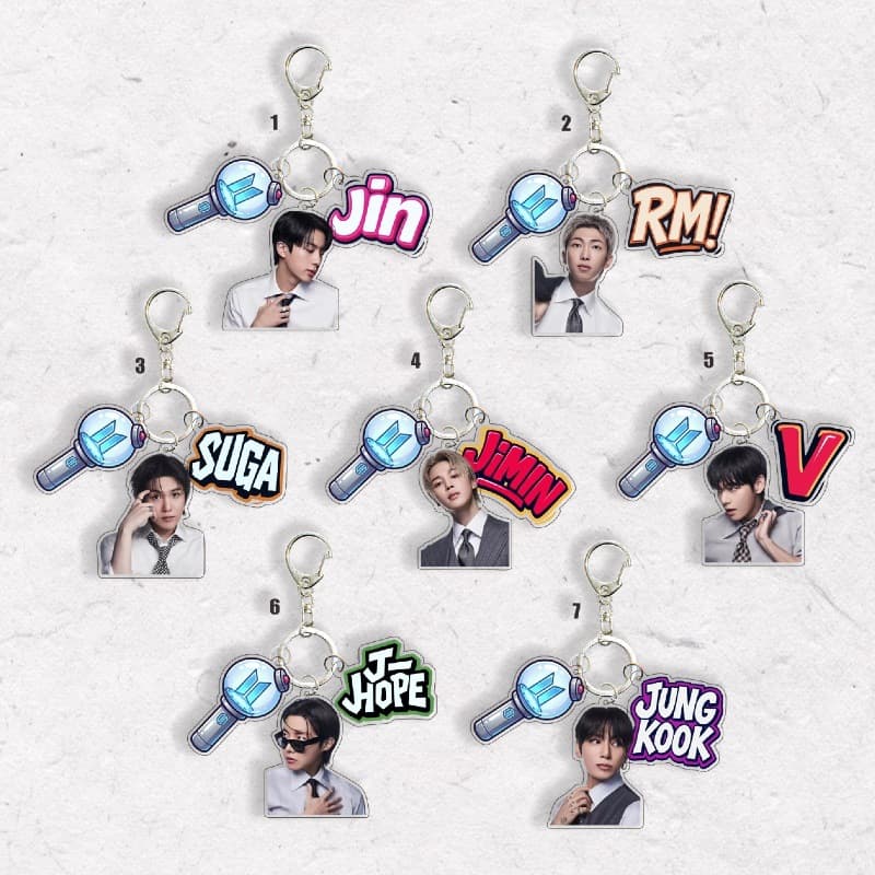 BTS peripherals BTS ARIRANG Jungkook pendant Park Jimin Kim Taehyung key chain pendant 1875