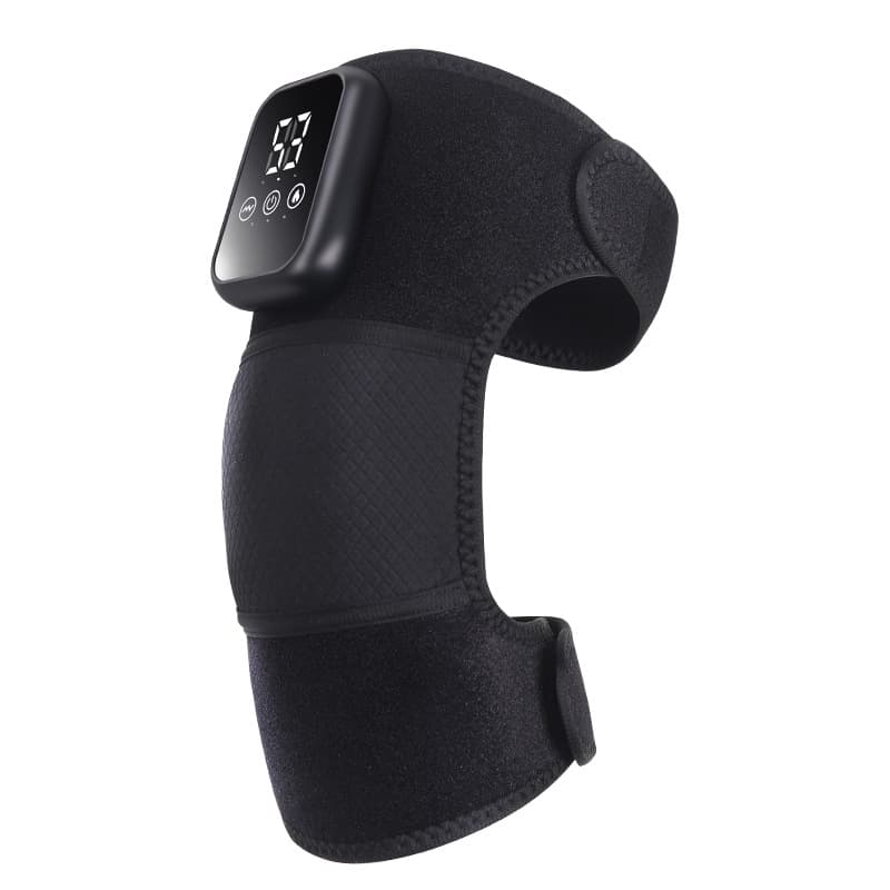 Electric Heating Knee Massager Elbow Joint Care Device Leg Knee Hot Compress Vibration Massager Heating Red Light Knee Pad