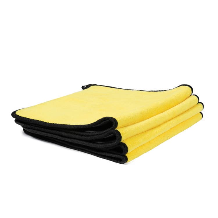 Double-Sided Coral Velvet Car Wash Towel, Soft and Delicate, Stain-Removing, Scratch-Free, Special Cloth for Car Detailing, Waxing, and Glass Cleaning