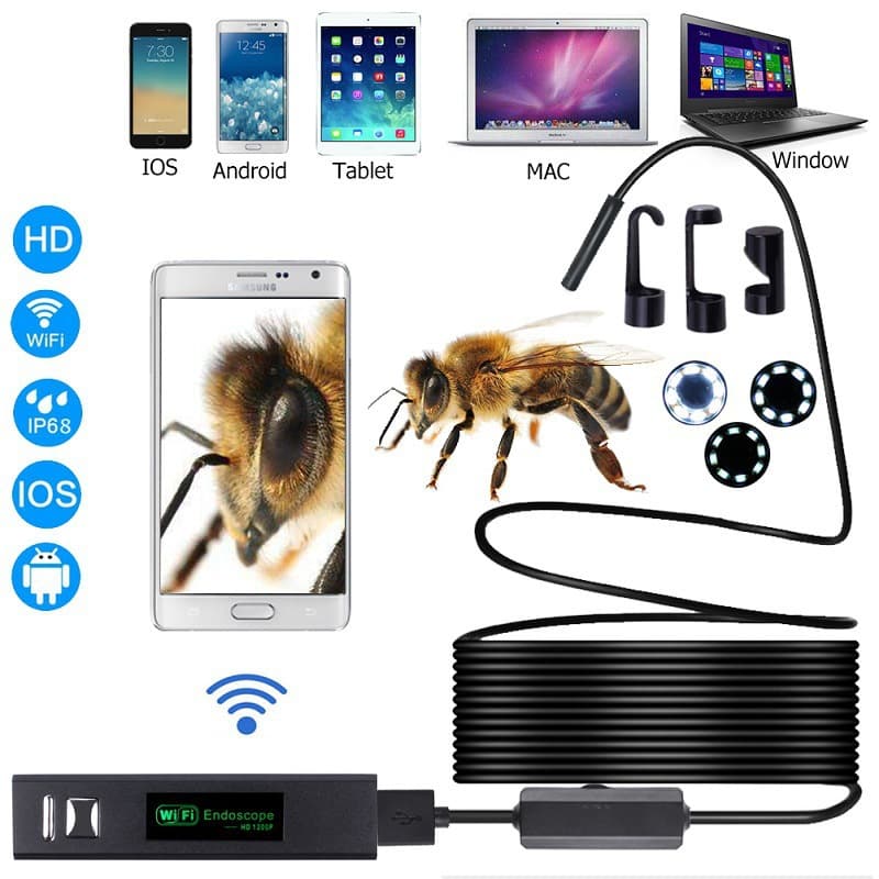Wifi Box Pipe Borescope Tool Pipe Camera Visual Maintenance Robot Industrial Endoscope