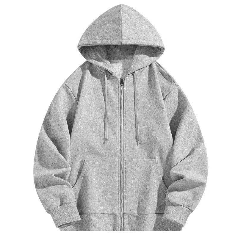 Youth Zip-Up Hoodie Spring Thin Fashion Casual Versatile Hoodie Autumn Spring Couple Jacket