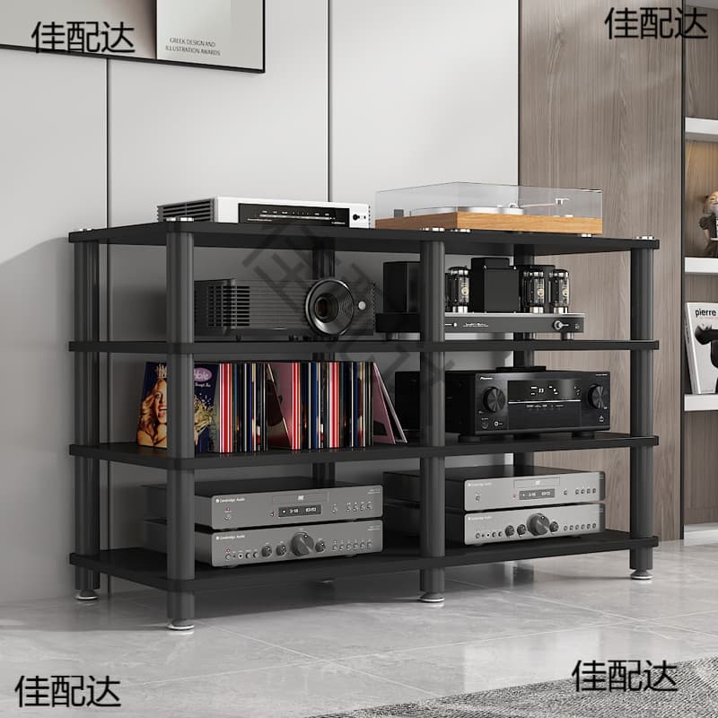 Amplifier Cabinet and Rack for Audio Equipment, CD Players, and Living Room Storage