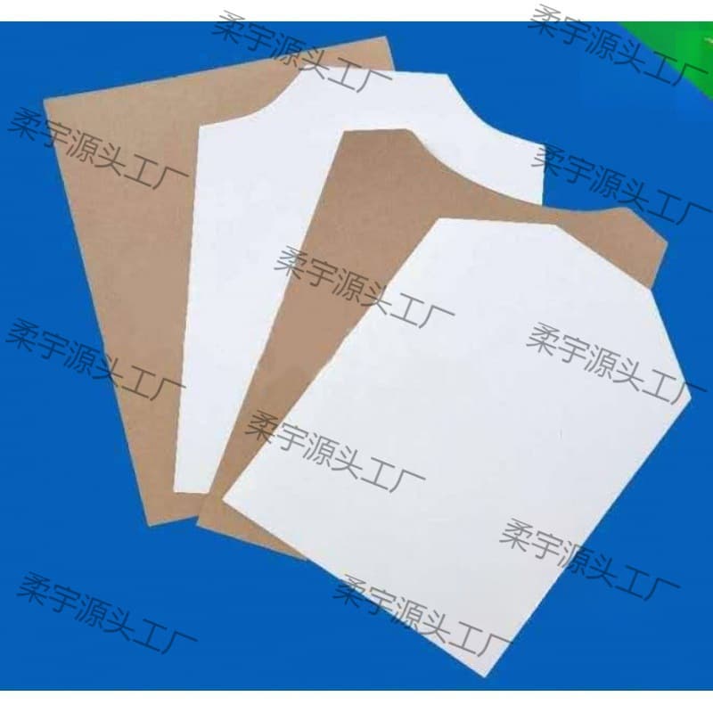 Clothing inner lining cardboard, rigid backing board, T-shirt and shirt folding anti-crease card paper for garment packaging