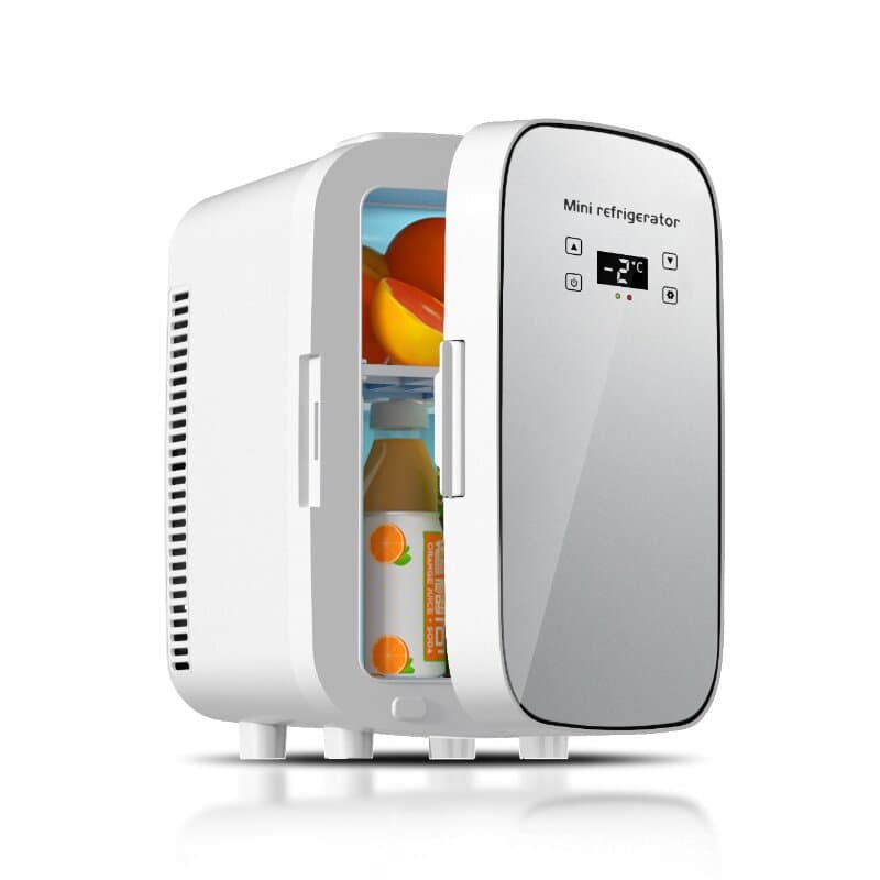 10L car small refrigerator, car home dual-purpose small refrigerator, dormitory breast milk cosmetics refrigeration and preservation cold and warm box