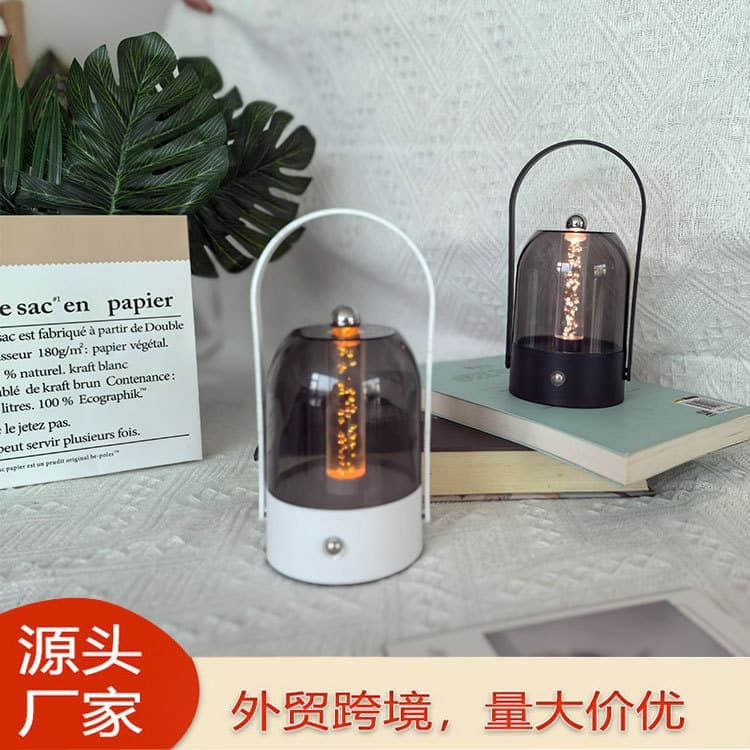 Cross-border best-selling Type-C rechargeable portable camping ambient light, simple dimmable night light, exquisite decorative table lamp