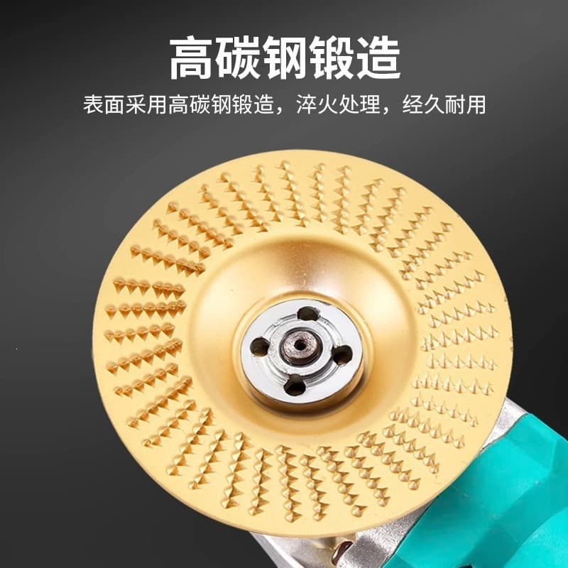 Woodworking Grinding Disc for Flat, Curved, and Beveled Surfaces, Shaping Wood, Angle Grinder Grinding Pad, Polishing Round Grinding Wheel