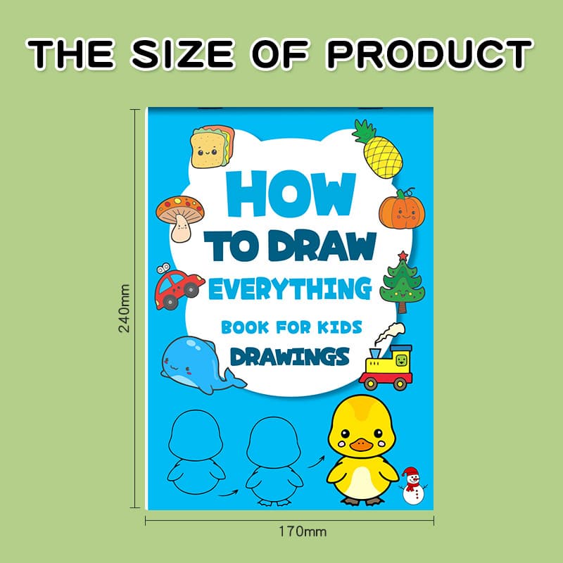 Cross-border TEMU Bestseller Step-by-Step Drawing: 200+ Step Drawing Book Amazon Bestseller Coloring Book