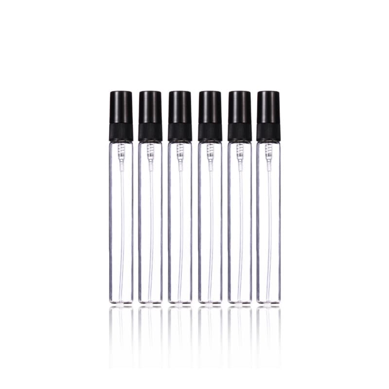 Factory Wholesale 10ml Perfume Bottle Sample Vial Refillable Spray Bottle with Pull Tube Assembled Perfume Bottle