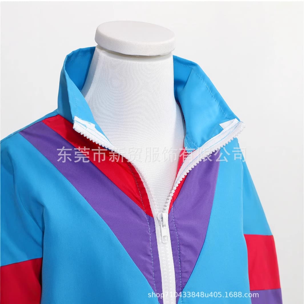 Kids European and American Retro 80s Hip Hop Rock Disco Sportswear School Party Gymnastics Stage Performance