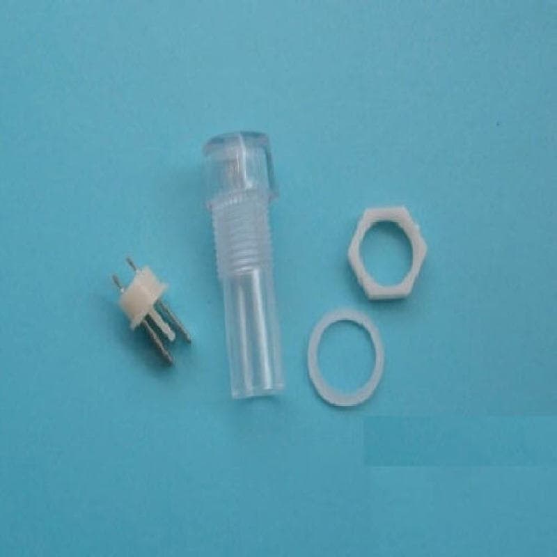 Photoresistor Waterproof Transparent Shell Photoresistor Photosensitive Head Shell Φ10 Indicator Light Shell Accessories