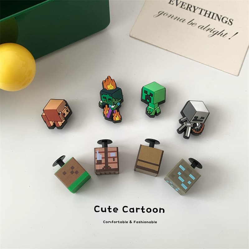 Crocs accessories Minecraft game shoe charms DIY shoe accessories decoration