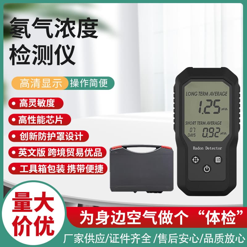 DingMeng New Wall-mounted High Precision Radon Detector Battery Version Factory Direct Overseas Trade