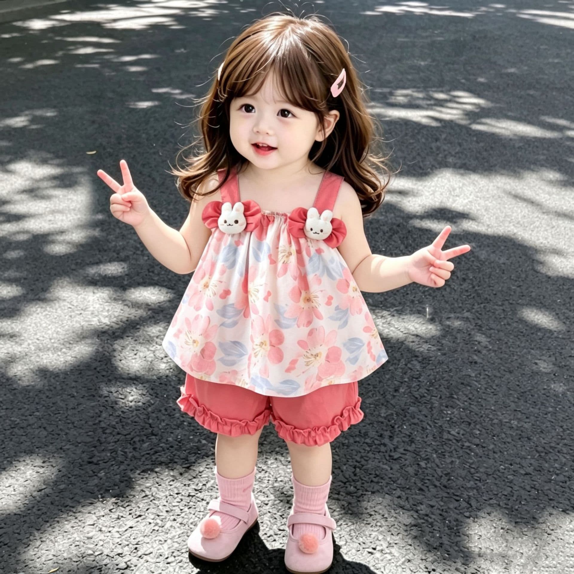 Baby Girl Tank Top Set Summer 2-Piece 2026 New Style Infant Fashionable Little Girl Clothes