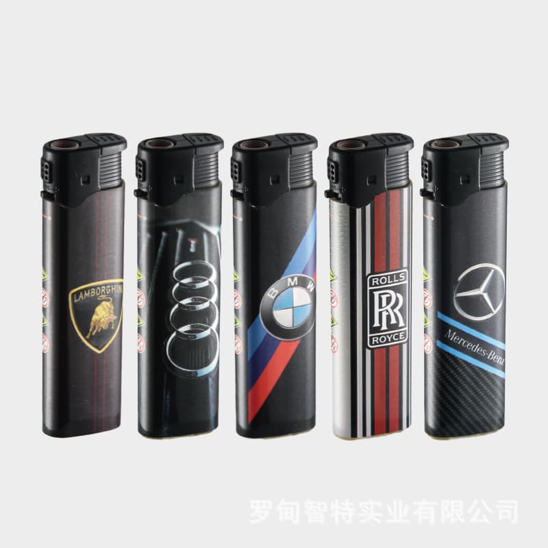 Zhite 530 Plastic Iron Windshield Direct-Impact Lighter, Random Pattern, 1000 Pieces per Case, Sold by Full Case Only