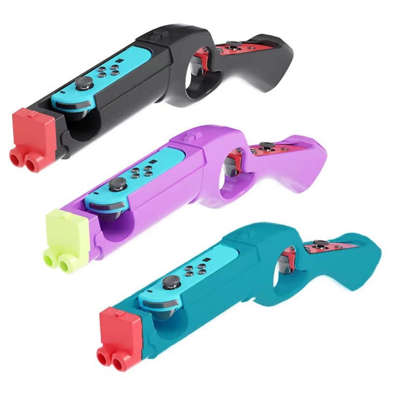 Switch Small Handle Shooting Game Gun Stock for Switch OLED Left and Right Handles, Adds Motion Control