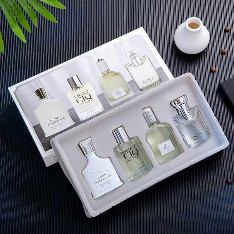Flower Whisper TikTok Hot Men's Perfume Set Silver Mountain Spring Boyfriend Cologne Factory Parfume