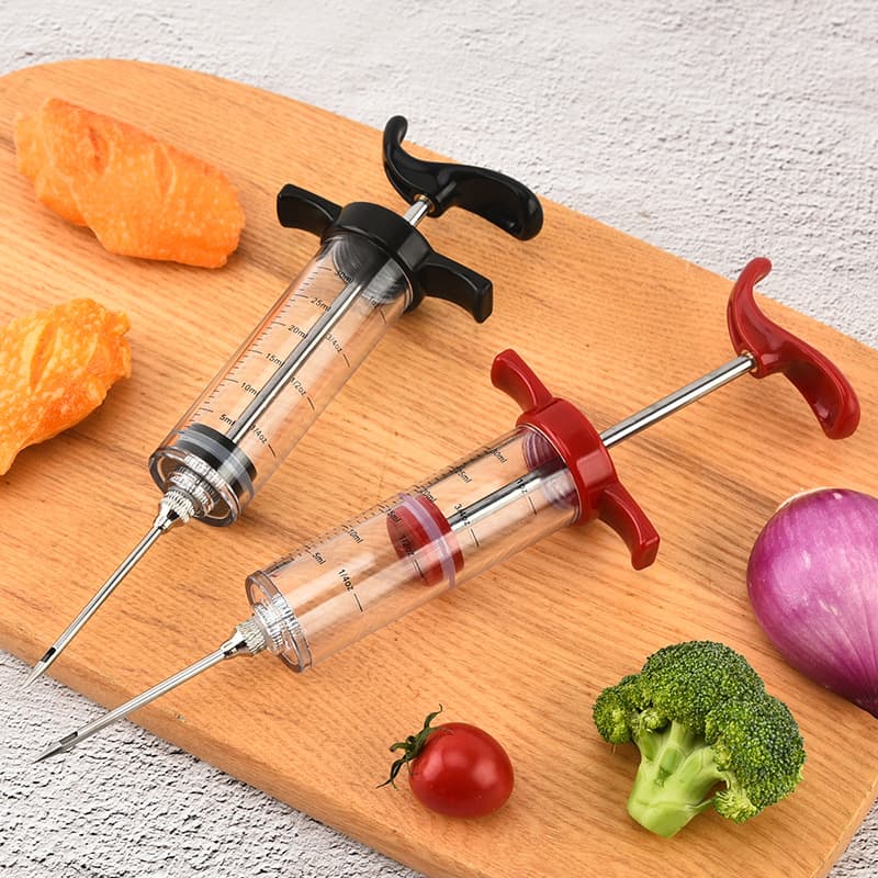 Kitchen Injection Tool for Turkey Marinade Seasoning Baking Cross-Border BBQ Roasting Tool ABS Material from Mainland China