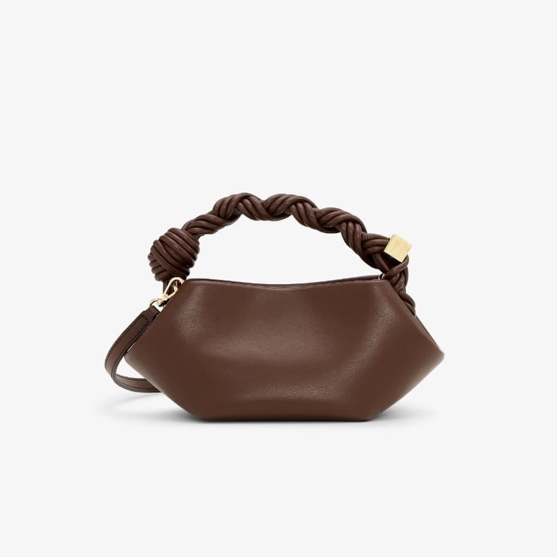 Cross-border Hot Sale GA Small BOU BAG Woven Handbag High-end Fashion Crossbody Women's Bag Niche Shell Bag