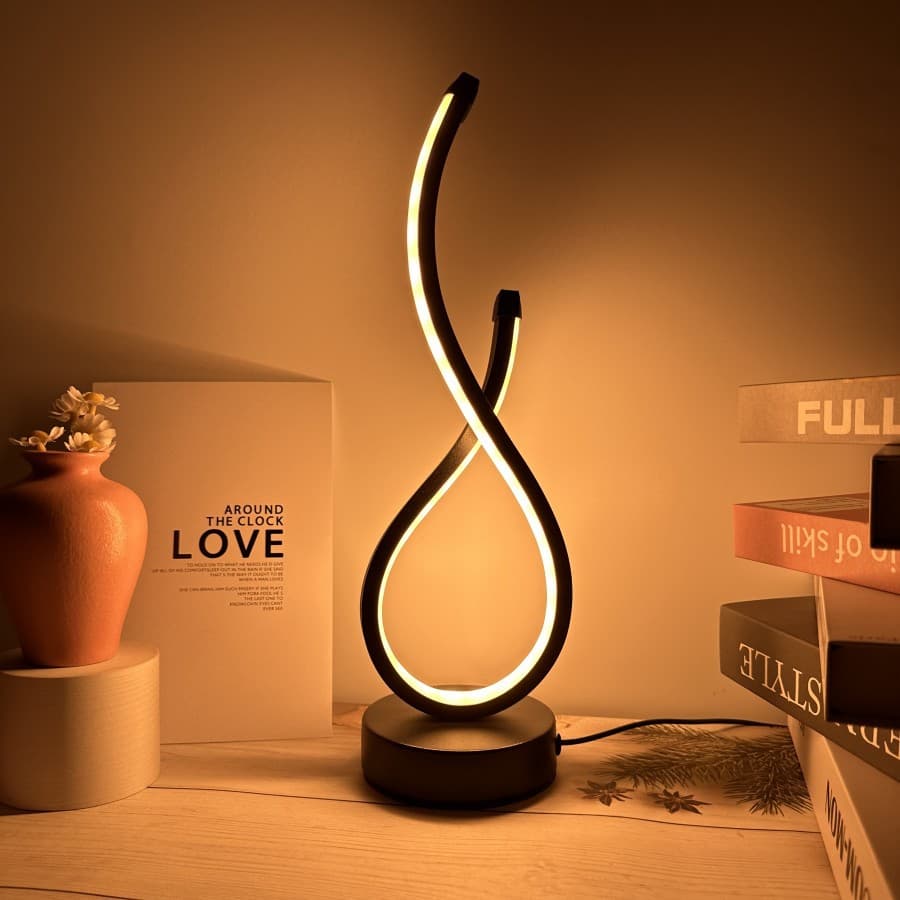 2025 LED Table Lamp Bedroom Bedside Three-color Dimmable/RGB 36 Modes Night Light Creative Restaurant Cafe