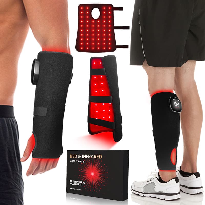 Cross-Border Red Light Therapy Arm Elbow Support Infrared Heat Rechargeable Timer Red Light Therapy Arm Sleeve