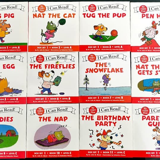 English Picture Book Wang Peiting Phonics First Stage I Can Read Phonics First 7 Sets 84 Books