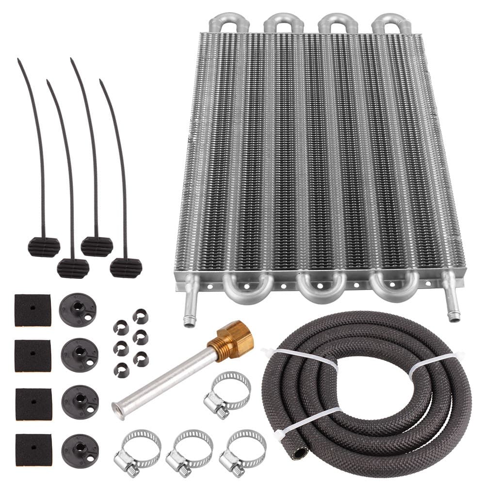 Car modification accessories air conditioning pipe belt condenser pipe oil cooler radiator 4-row 6-row 8-row 10-row
