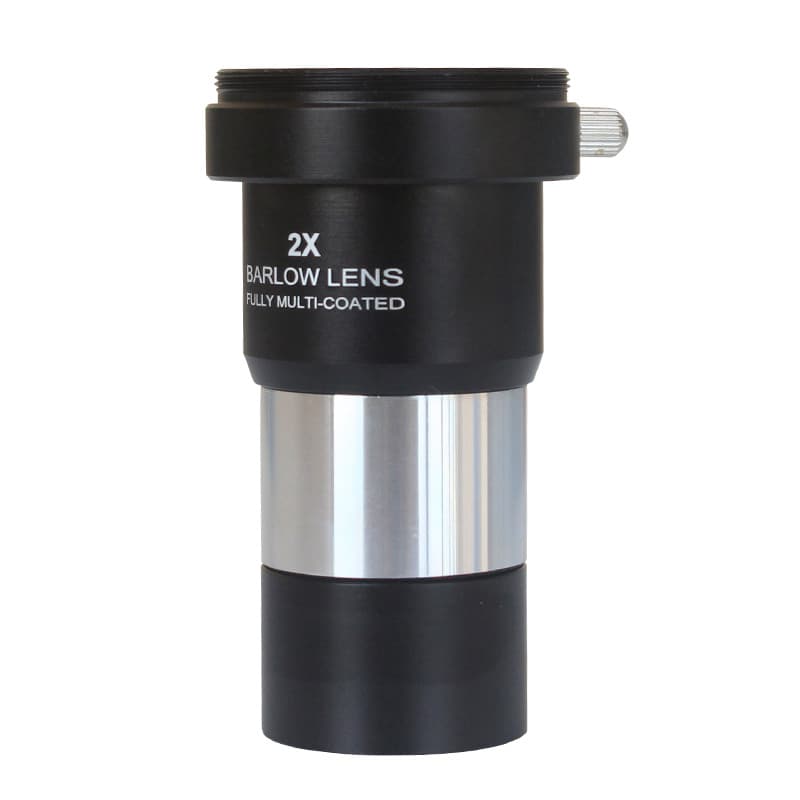 Datyson astronomical telescope accessory 1.25-inch Barlow lens 2X multiplier, model 5P0052S neutral version.