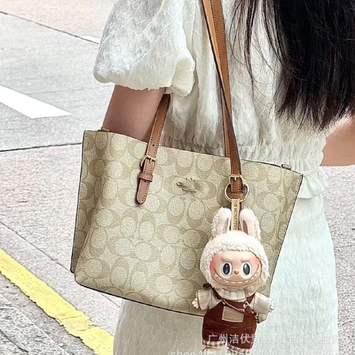 Kou C Family New Mollie 25 Tote Bag High Appearance Versatile Retro Style Shoulder Crossbody Handbag Fashion Women's Bag