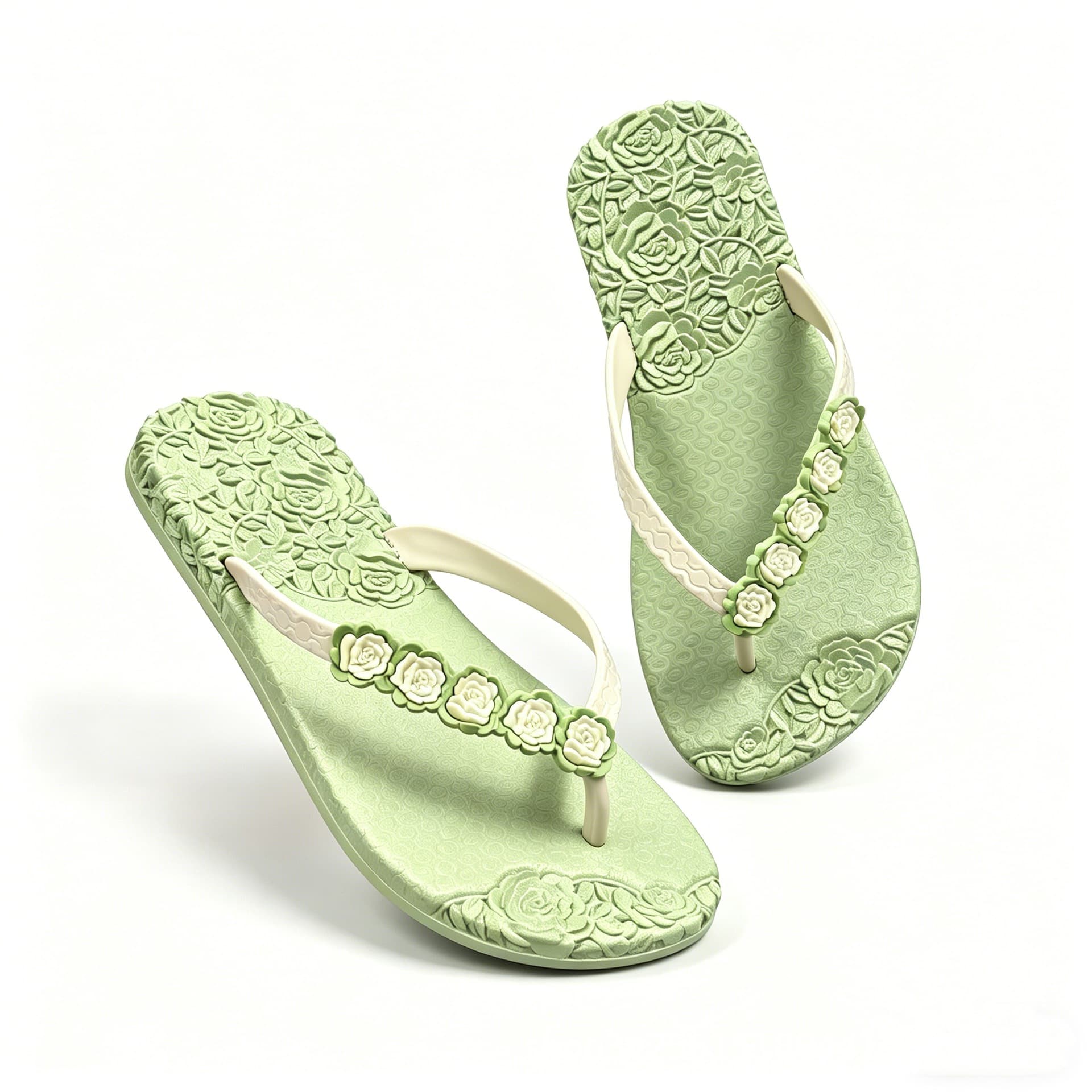 Women's Slippers 2026 New Thick Sole Fashion Home Bathroom Soft Plastic Non-Slip Summer Low Heel Flip Flops