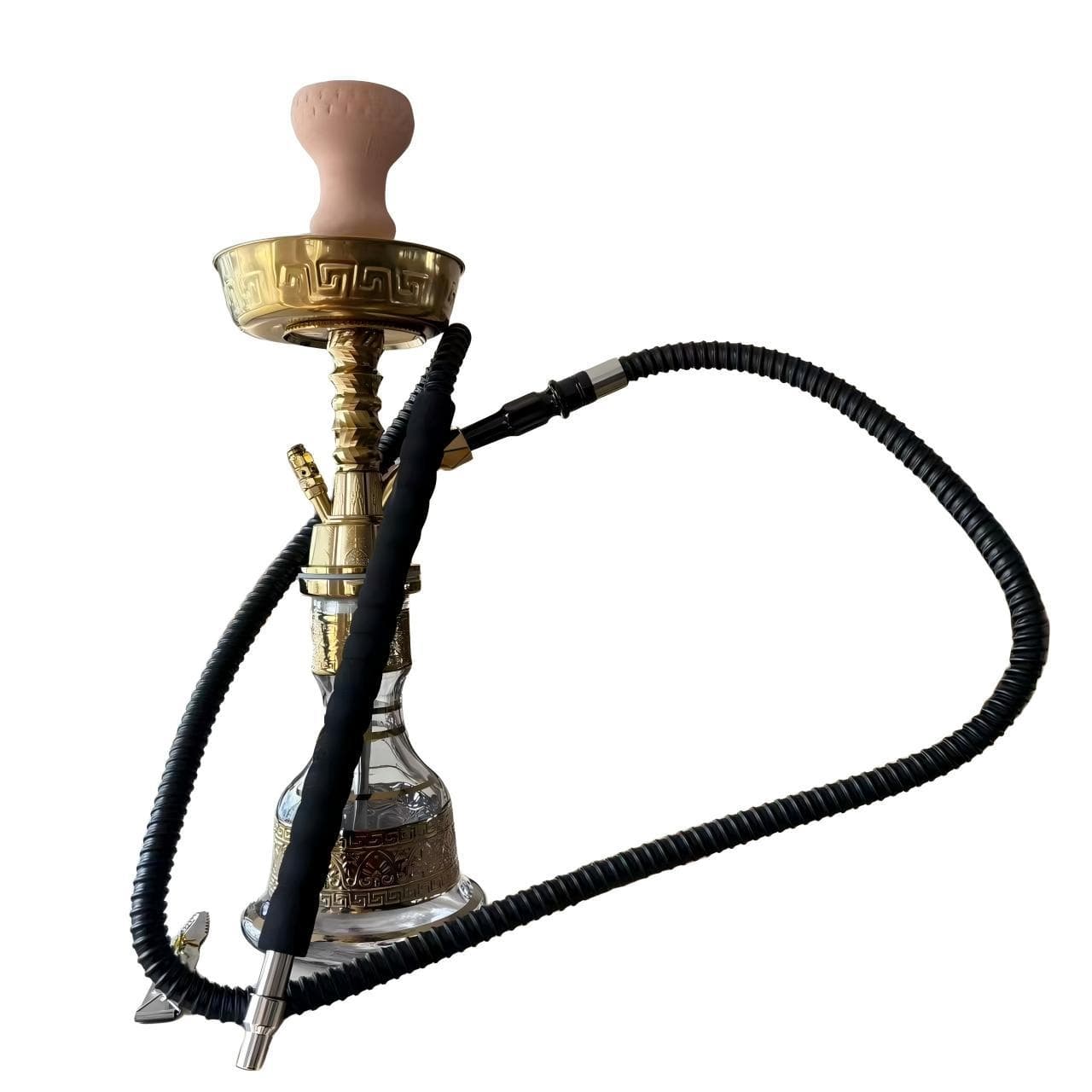 Cross-border Product Supply Arabic Hookah Set Egyptian Style with Gift Box Shisha Single Pipe Hookah