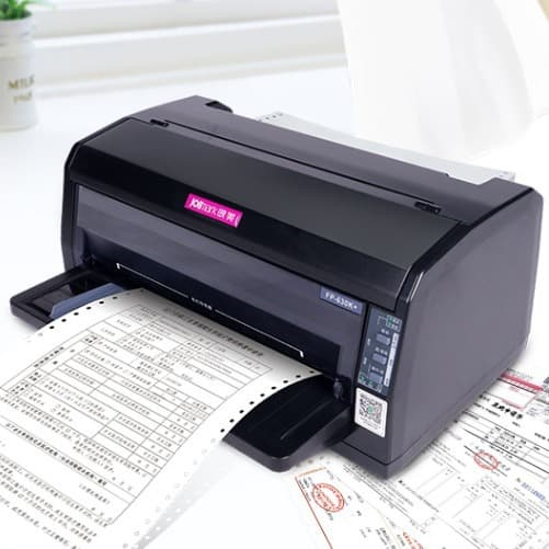 Jolimark FP-630K+ 24-Pin 82-Column Tax Reform Invoice Printer for Reports and Continuous Courier Slip Printing