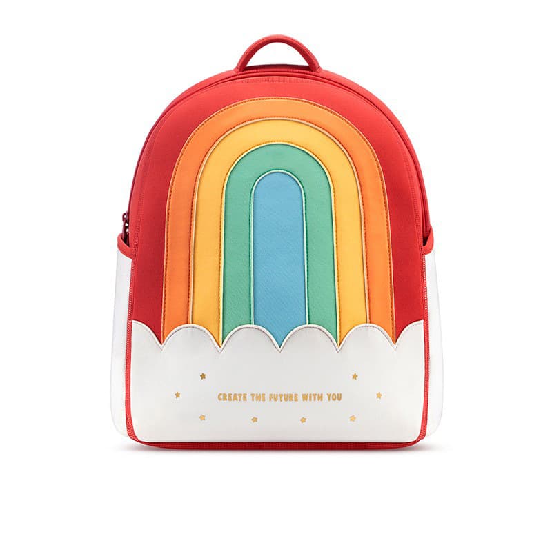 zoyzoii Children's Backpack for Kindergarten Boys and Girls, Grades 1-3, Cartoon Retro Double-Shoulder Bag for Travel