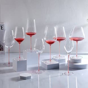 High Appearance Red Wine Glass Light Luxury High-End Home New Burgundy Crystal Glass Wine Goblet Gift