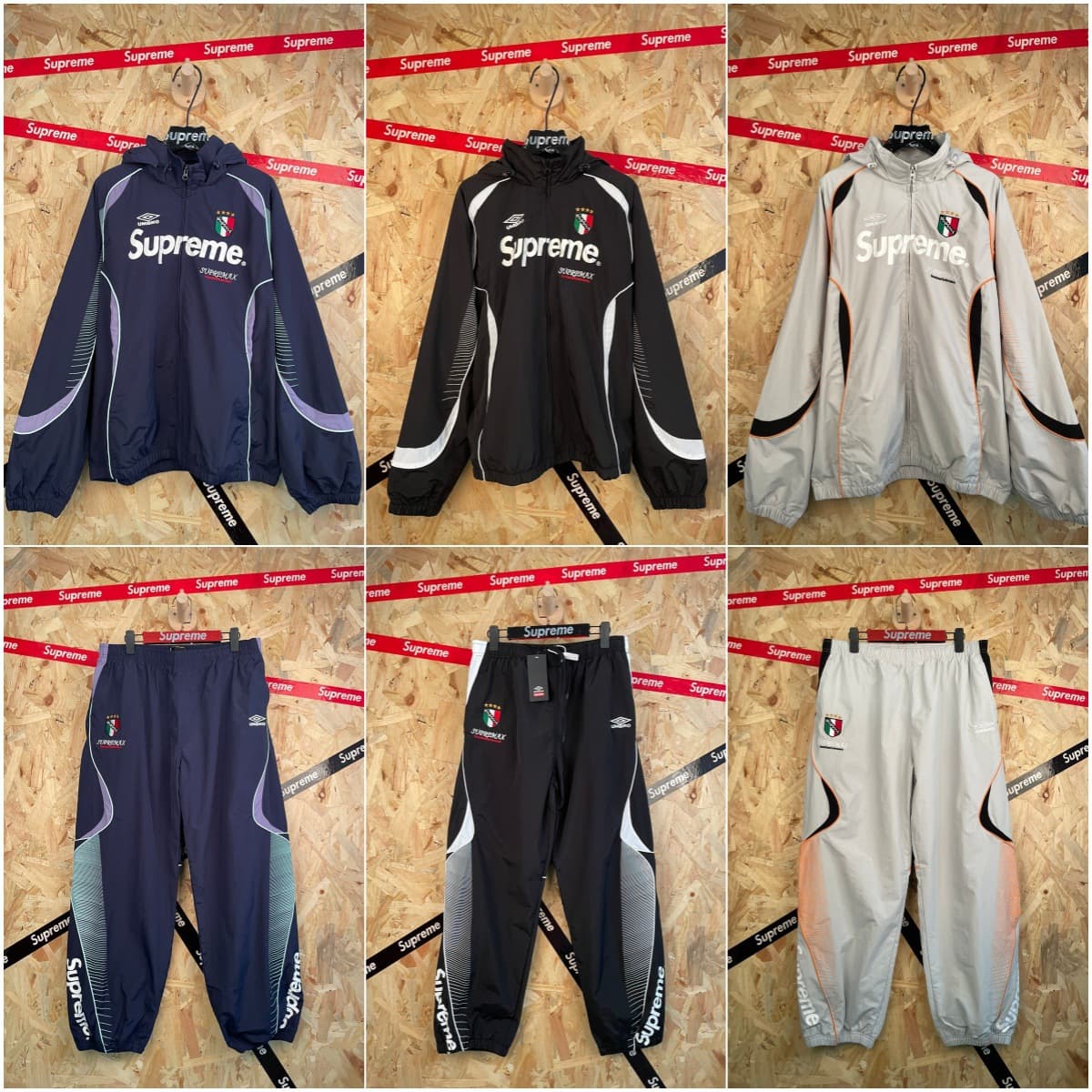 High version supr co-branded jacket new logo embroidery sports casual fashion versatile American high street men's jacket