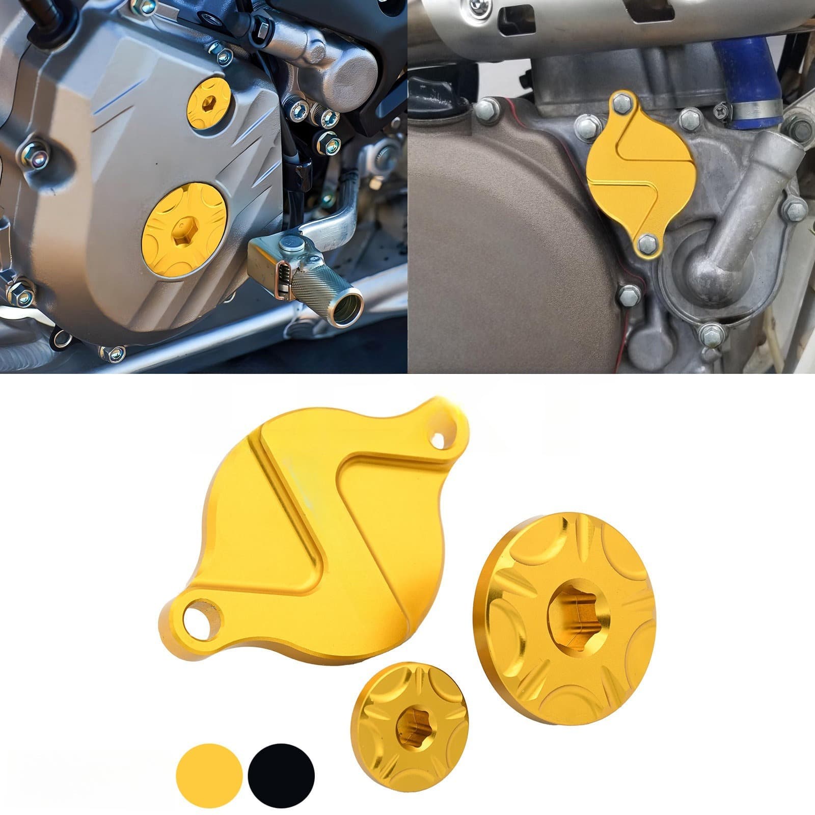 CNC Oil Filter Cap Engine Timing Bolt Kit for Suzuki Off-Road Motorcycle Upgrade Parts