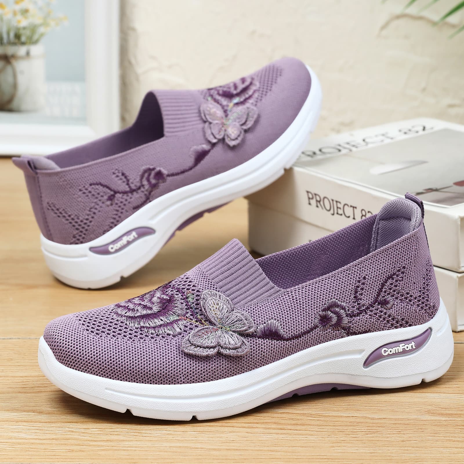 Old Beijing Cloth Shoes Women's Summer New Style Cross-border Mesh Breathable Casual Shoes Non-slip Soft Sole Comfortable Flat Shoes