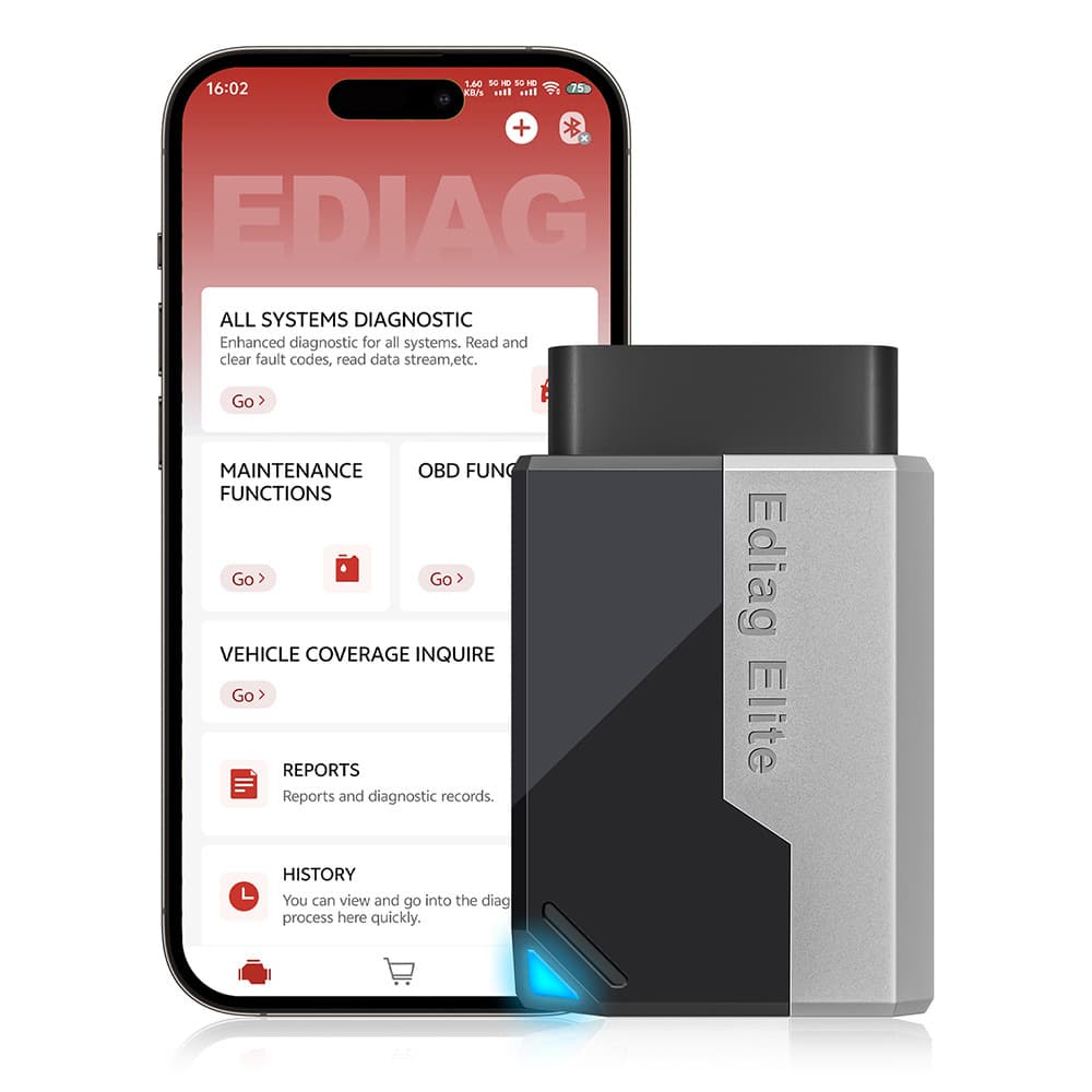 Ediag Elite Car Fault Detector OBD2 Diagnostic Tool Multilingual Maintenance Tool Wholesale for Export