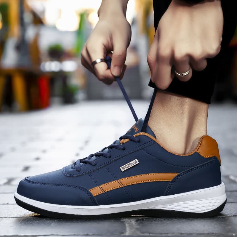 2025 Cross-Border Men's Shoes Large Size Leather Sports Shoes, Casual Student Skate Shoes, Running Shoes Size 48