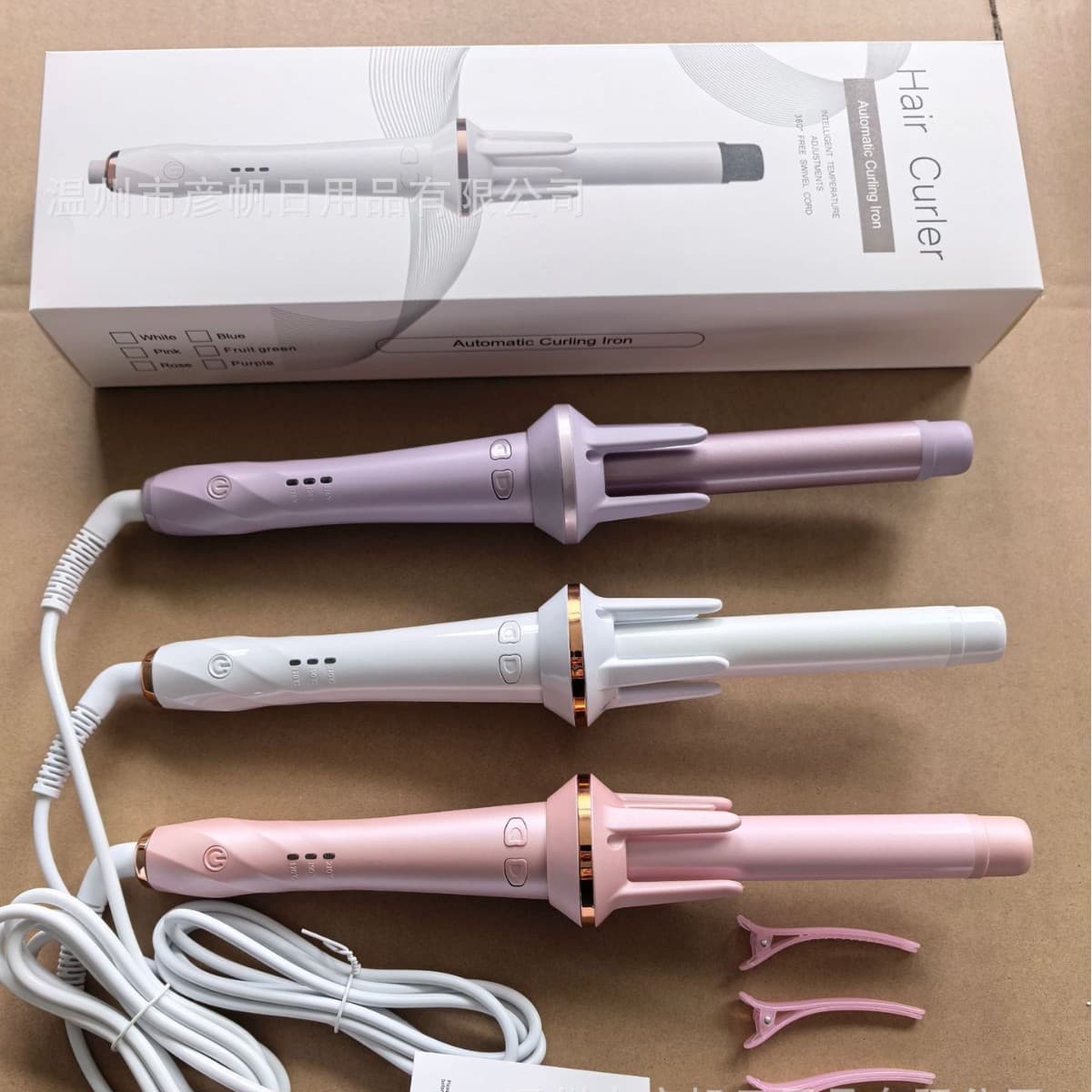 Cross-border Fully Automatic 28mm Curling Iron for Women, Lazy Styling with Negative Ions, Big Curls and Waves, Damage-Free