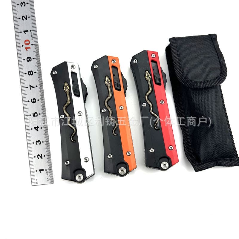 New Microtech Snake God ABS Handle High Hardness Portable Outdoor Multi-Purpose Tool for Home and Travel