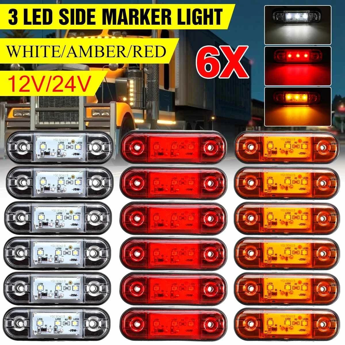 Cross-border export waterproof 3LED truck side light truck side light truck width light SRK-043